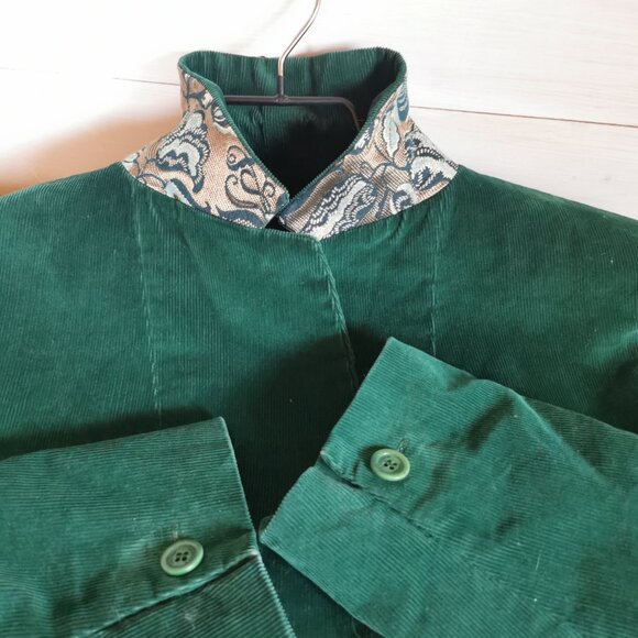 Weekend Max Mara Hunter Green Corduroy Blazer - Picture 6 of 11